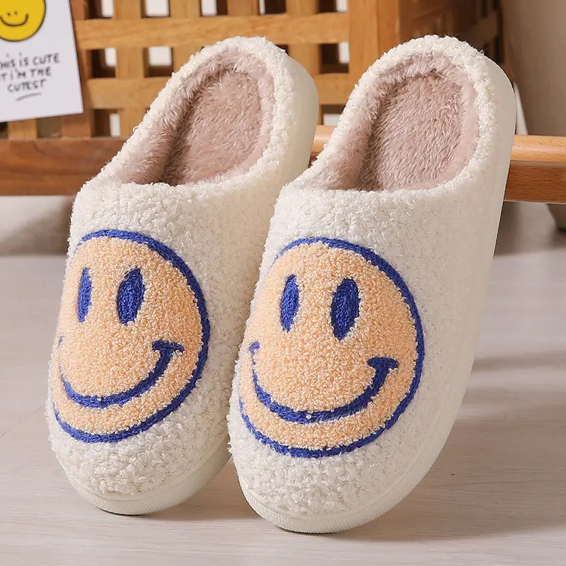 Smiley face outlet slippers